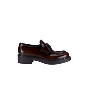Prada - Logo Leather Loafers - IT 36.5